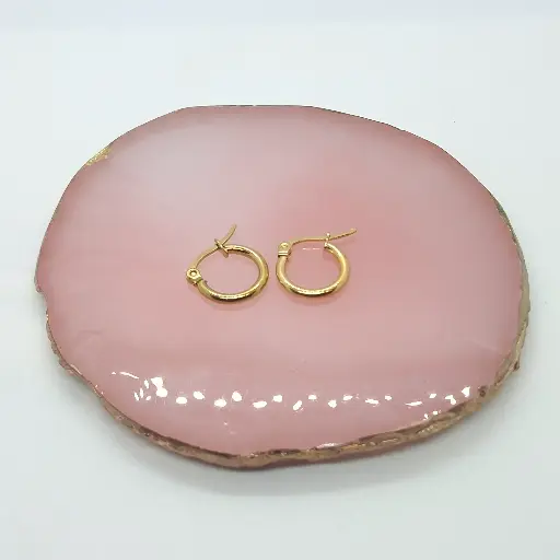 [ENC0000000000701ACC] Candongas Acero 1,5cm Doradas #2