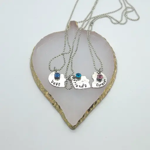 Cadenas Best Friends Forever x3 Fashion Jewelry