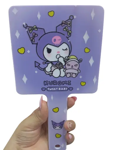 [ENC0000000001218MAQ] Espejo De Mano Morado Kuromi