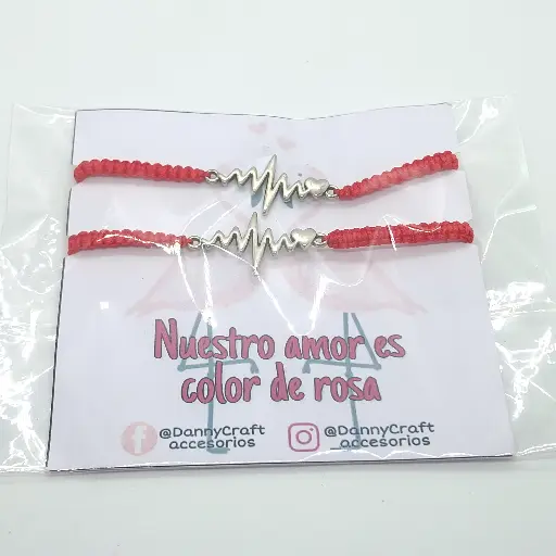 [ENC0000000000781ACC] Set Pulseras x2 Linea de Vida Cartón