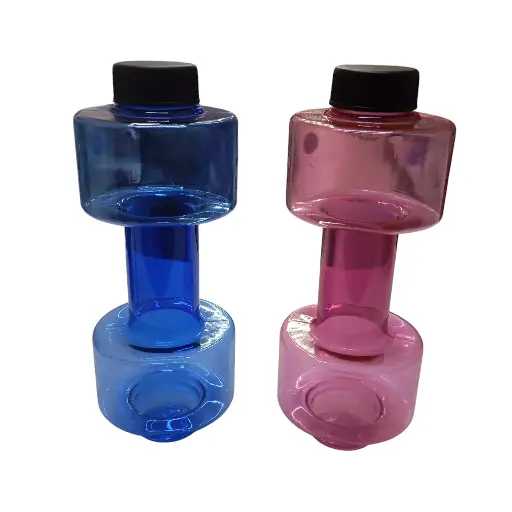 Termo Plástico con Forma de Mancuerna