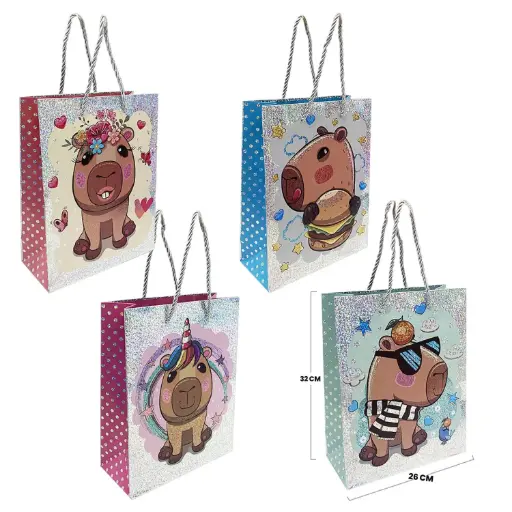 Bolsa Regalo Capibara Unicornio Festella