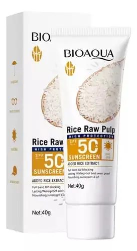 [BIO-BLO-002] Bloqueador Bioaqua De Arroz 50+ 40g