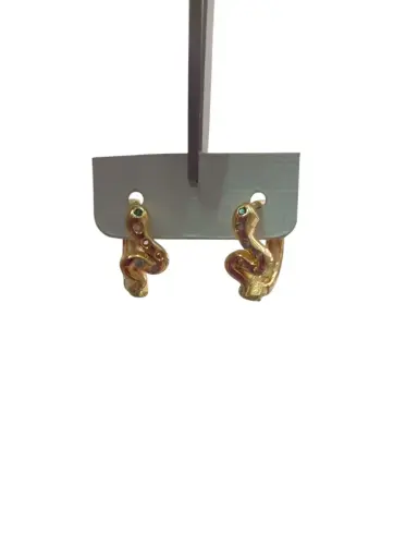 [ENC0000000000997ACC] Candongas Over Gold Doradas En Forma De Serpiente