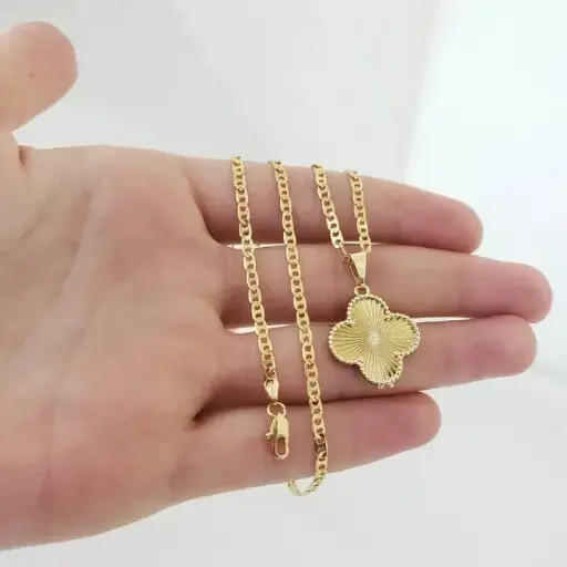 [ENC0000000001003ACC] Cadena Delgada Con Dije De Trebol 