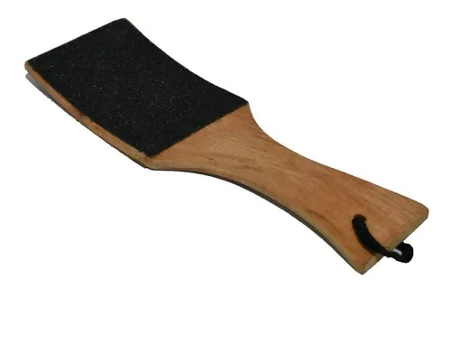 [ENC0000000000410UÑA] Pala Raspa Callos Cuadrada de Madera