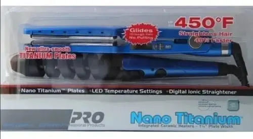 Combo 3 En 1 Nano Titanium Plancha, Rizador,Peineta