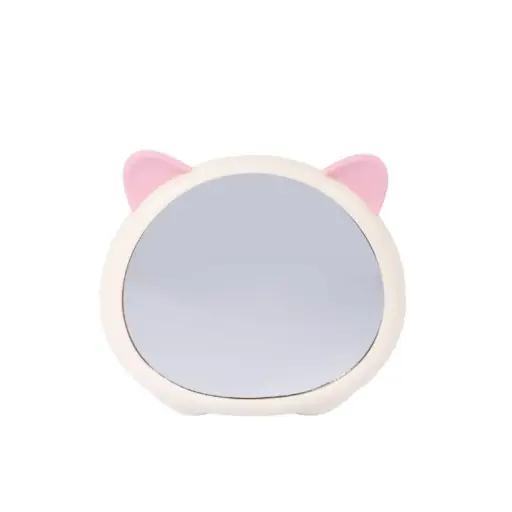 [ENC0000000001322MAQ] Espejo Redondo Orejitas Gato 4581