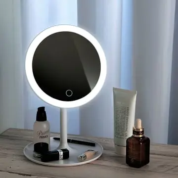 [ENC0000000001323MAQ] Espejo Base Redondo Con Luz Led 4732