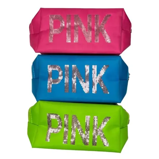 [ENC0000000001366MAQ] Cosmetiquera Lentejuelas Pink 