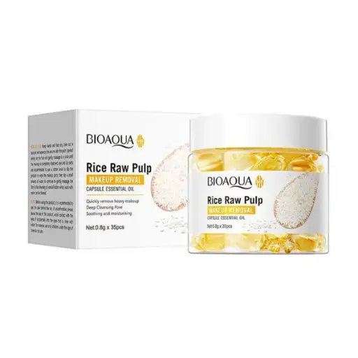 [ENC0000000001718CAP] Cápsulas De Aceite Esencial Para El Cuidado de La Piel Con Extracto De Arroz 35UND