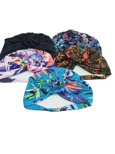 [ENC0000000001719CAP] Turbante Tricolor Para Dama