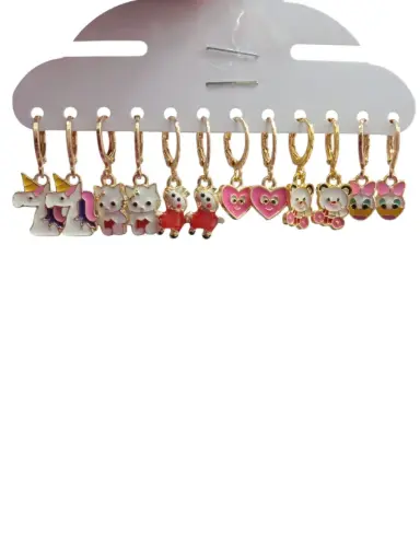 [ENC1125ACC] Candonga Corta Para Niña De Figuras De Muñequitos UND