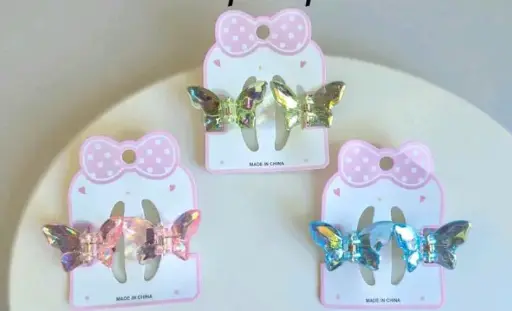 [JR25283] Gancho Mariposa Pequeño X2 