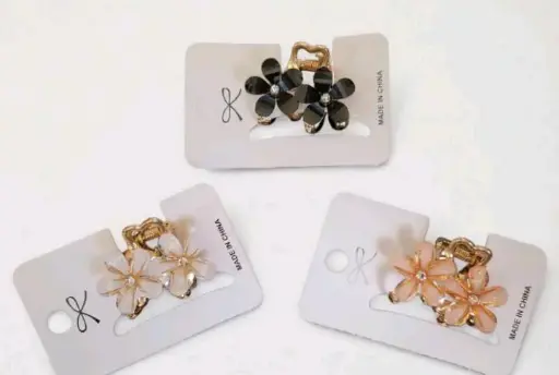 [JR25271] Gancho Mini Dos Flores 