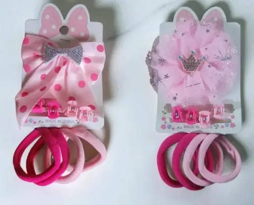 [JR25024] Set Pinza Moño Y Moñas  