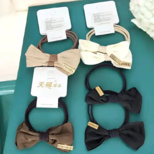 [G&G-781] Moña Resorte Moñito Chanel X2 