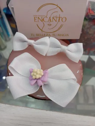 [JR25308] Set de pinzas lazos de fantasia 