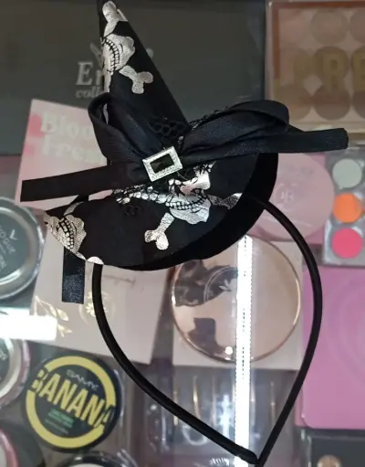 [DiaBruja] Diadema Mini Sombrero de Brujita Glam