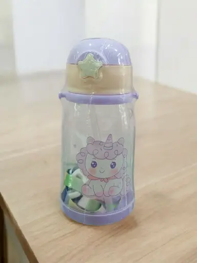 [CA3098] Termo Infantil con Dibujo 600 ml + Correa para Colgar 