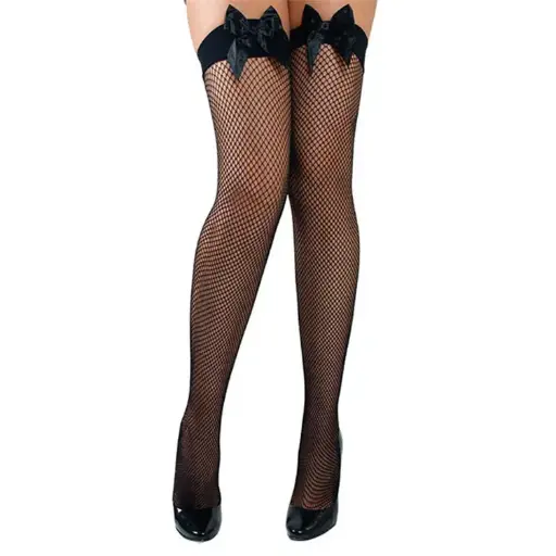 Medias En Maya con moño