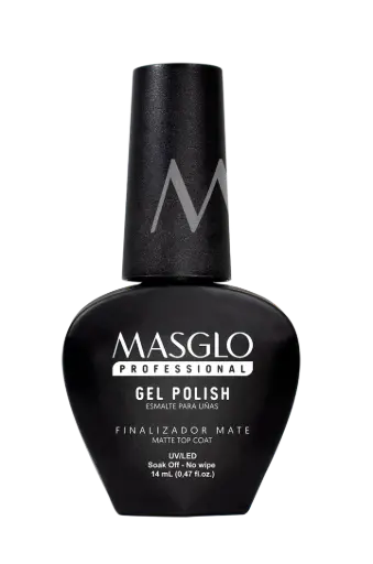 [330717] Esmalte Gel Polish Finalizador Mate Masglo 14ML