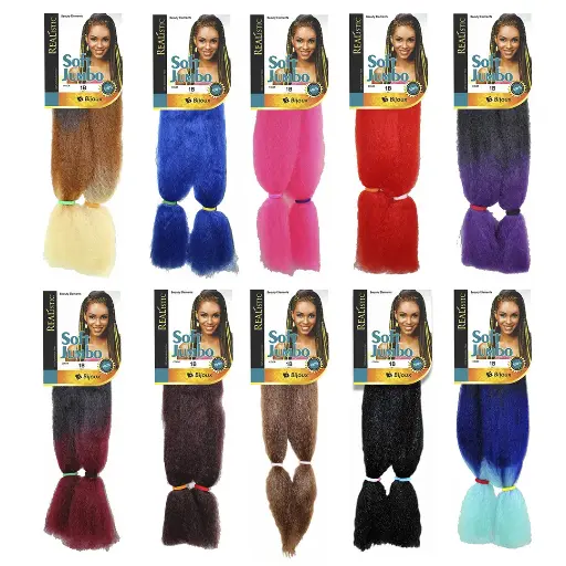 [ENC0000000001635CAP] Kanekalon Soft Jumbo Realistic